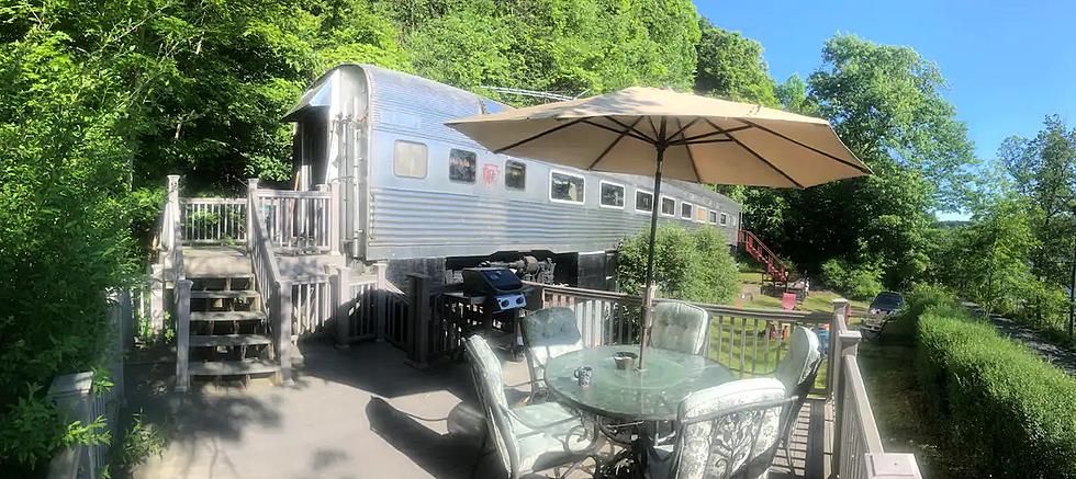 One-of-A-Kind: See the Historic Lakefront Railcar For Rent In Upstate NY