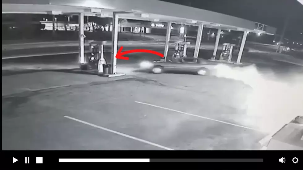 Driver Blows Up Gas Pump Doing Donuts in Upstate NY (VIDEO)