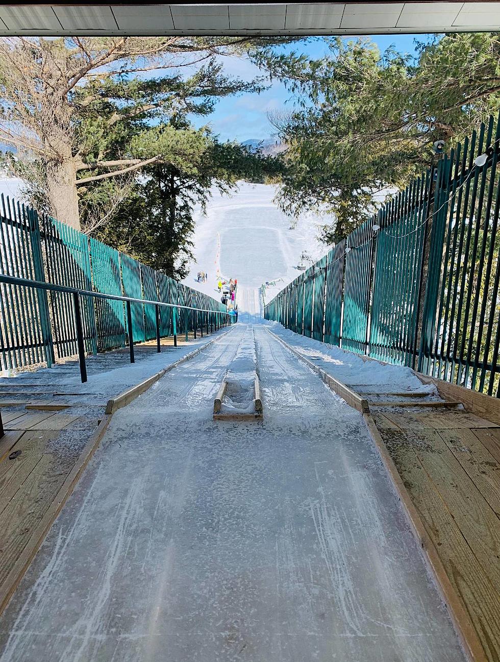 Get a Downhill Thrill on New York's Longest Toboggan Chute!