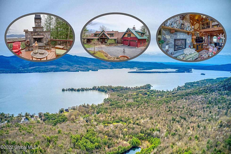 Stunning Views of Lake George From Every Room in Rustic Adirondack Home