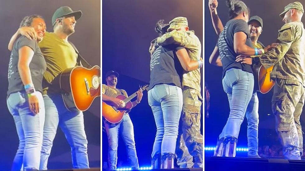 Queensbury Couple Gets Emotional On-Stage Reunion with Luke Bryan