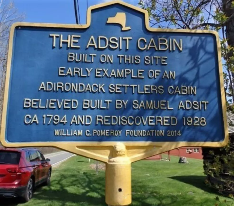The Adsit Cabin was placed on the National Register of Historic Places in 1992. Photo: www.wgpfoundation.org/historic-markers
