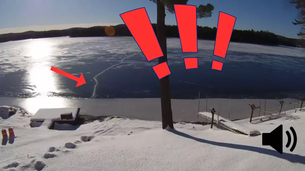 Amazing &#8216;Ice Quake&#8217; Caught on Video in the ADKS, NY (Sound Up!)