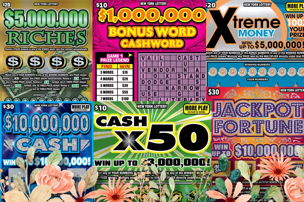 Spring Into Millions-NY Lottery Scratch-Offs w/Highest Jackpots