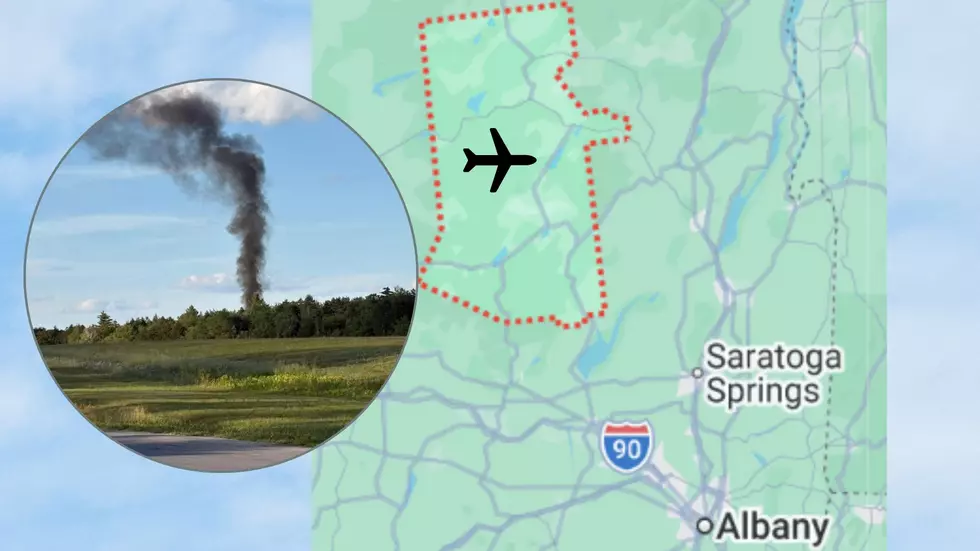 Plane Crashes in Woods Near Adirondack Airport Sunday Evening