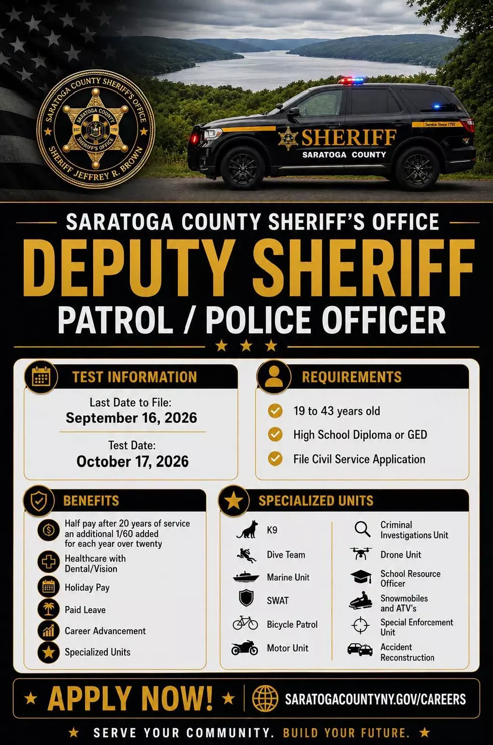 Saratoga County Sheriff's Facebook page