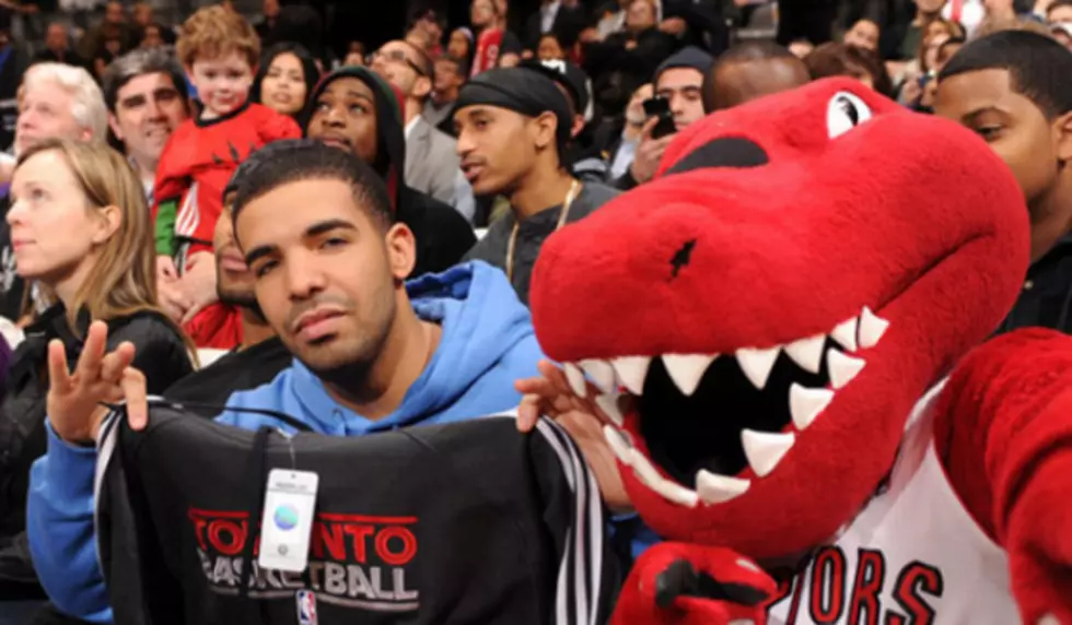 Drake Introduces Toronto Raptors Lineup, Hosts Halftime Show