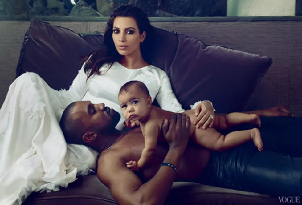 Here Are Photos From Kanye West And Kim Kardashian’s Vogue Shoot