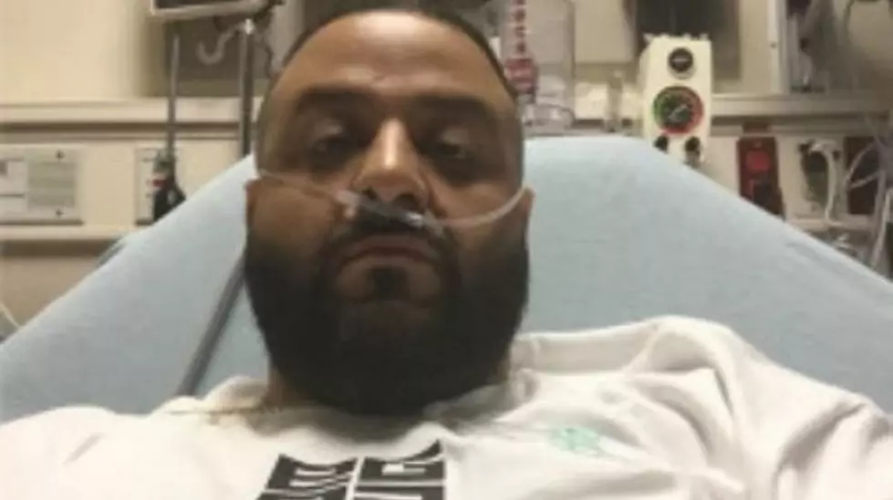 DJ Khaled Takes A Selfie In Miami Hospital Bed