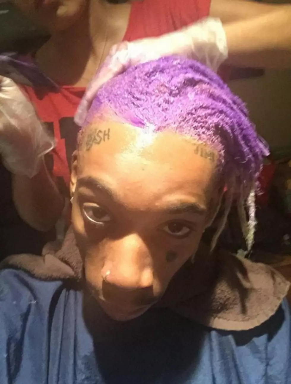 Twitter Reacts To Wiz Khalifa’s Purple Hair