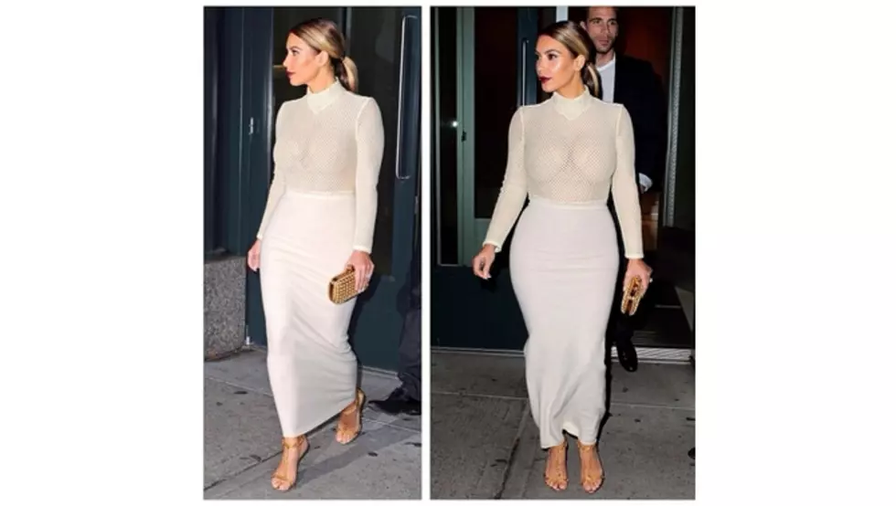 Kim Kardashian West Loves Wearing See-Through Clothing