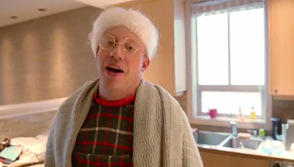 Watch Macklemore Go Trick Or Treating Dressed Up As An Old Lady