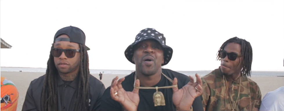 Smoke DZA, Ty Dolla $ign And Bluntsmoker Chill On The Beach For “Pass Off” Video