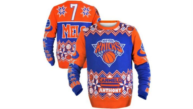 knicks holiday sweater