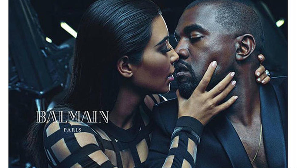 Kanye West And Kim Kardashian Are The Faces Of New Balmain Ad Campaign