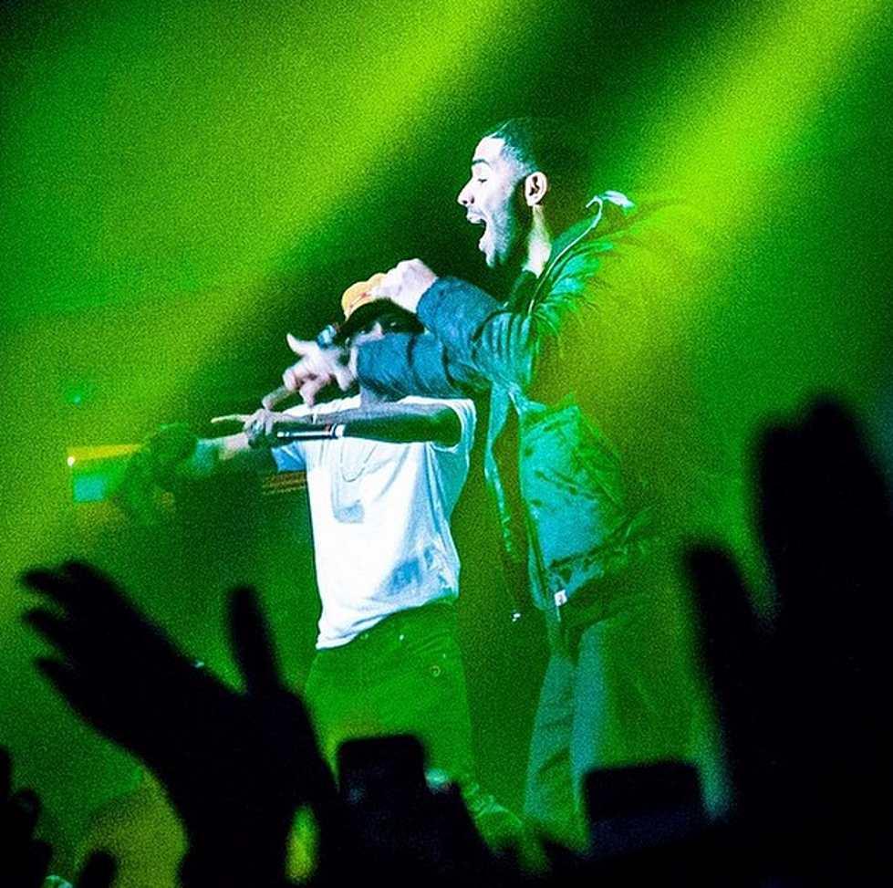 Drake Hits The Stage With A$AP Mob