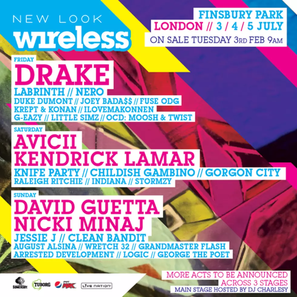 Drake, Kendrick Lamar & Nicki Minaj Will Headline 2015 Wireless Festival