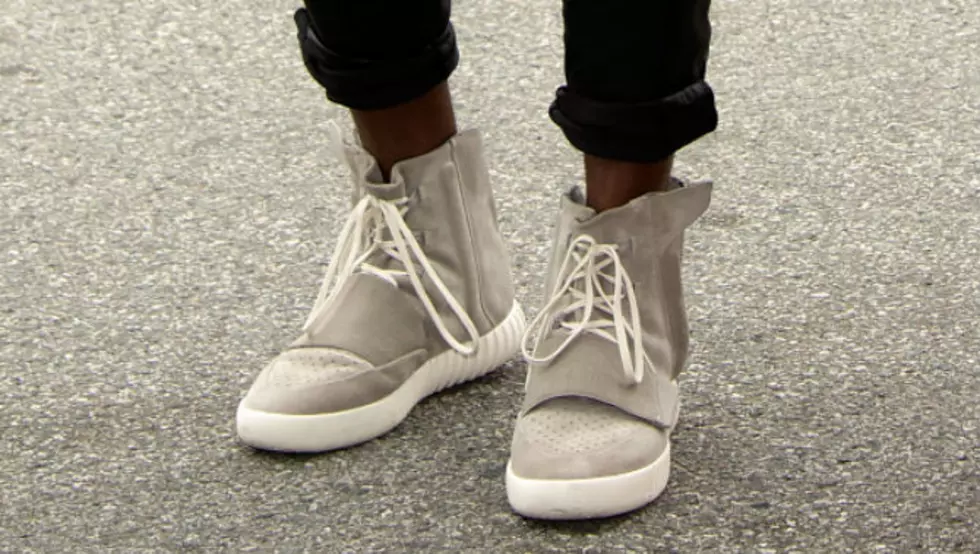 Kanye West Spotted Wearing Adidas Yeezy Boost