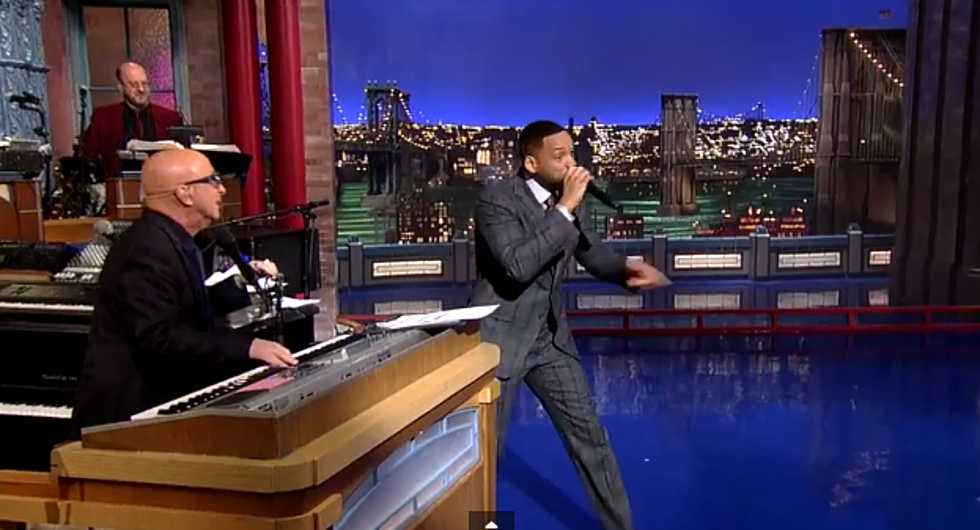 Will Smith Performs ‘Gettin’ Jiggy Wit It’ on ‘Letterman’