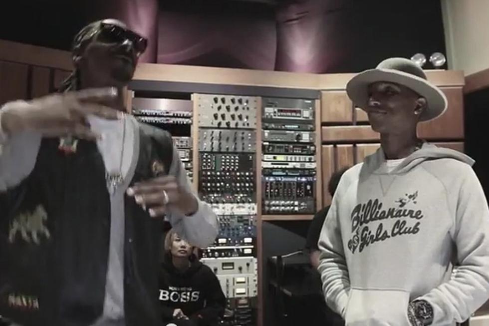 Watch Pharrell and Snoop Dogg Dance to Beats While Recording ‘Bush’