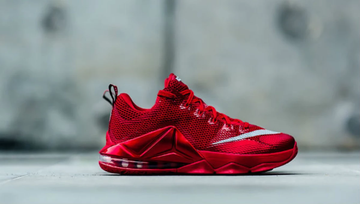 Nike LeBron 12 Low Premium Red” - XXL