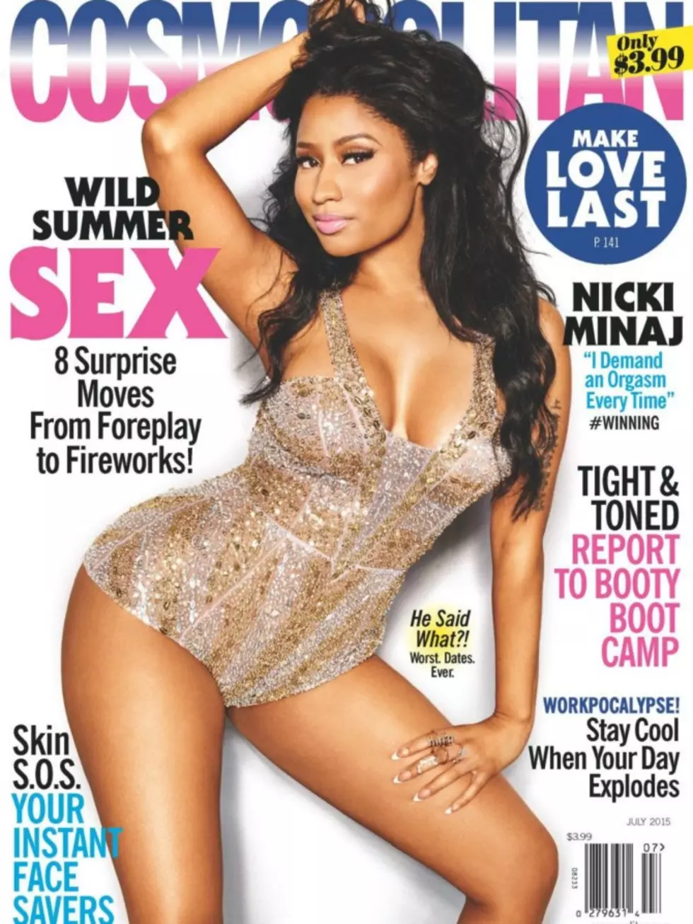 Nicki Minaj Covers Cosmopolitan, Talks Sex: &#8220;I Demand That I Climax&#8221;
