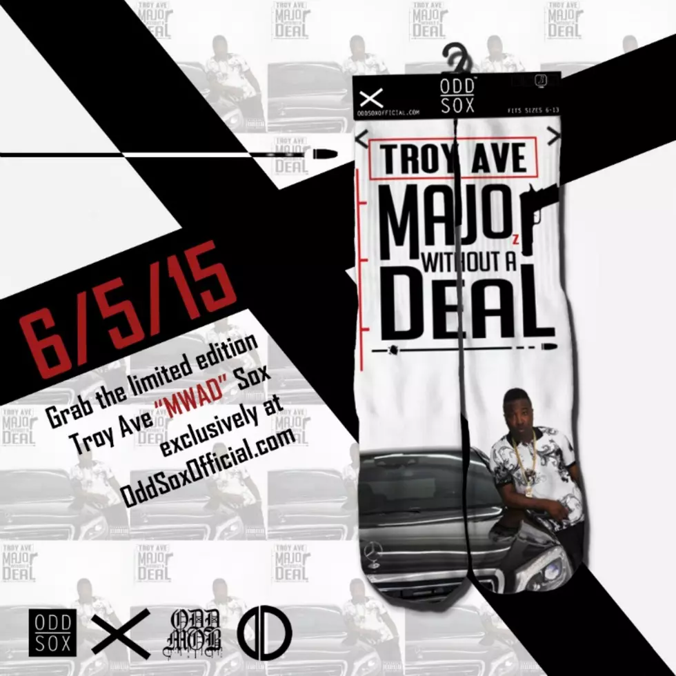 Troy Ave Teams Up with Odd Sox for Limited Edition ‘MWAD’ Socks