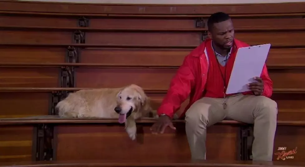 50 Cent Remakes ‘Air Bud’ Movie on ‘Jimmy Kimmel Live’