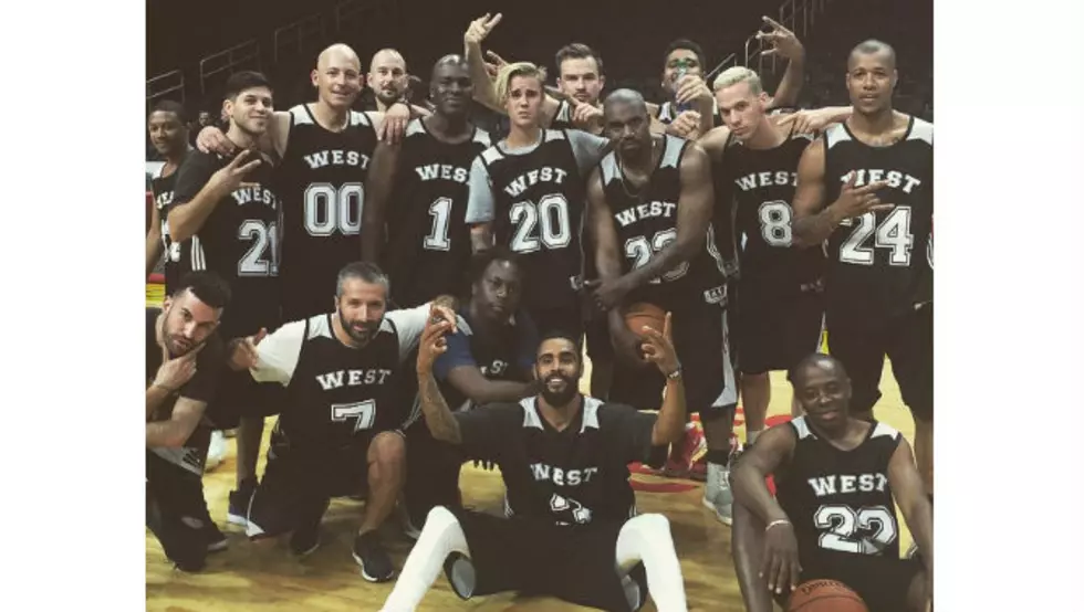 Kanye West Plays Basketball in adidas Yeezy Boost