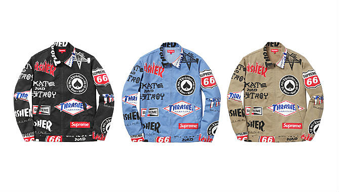 Supreme x Thrasher Summer 2015 Collection - XXL