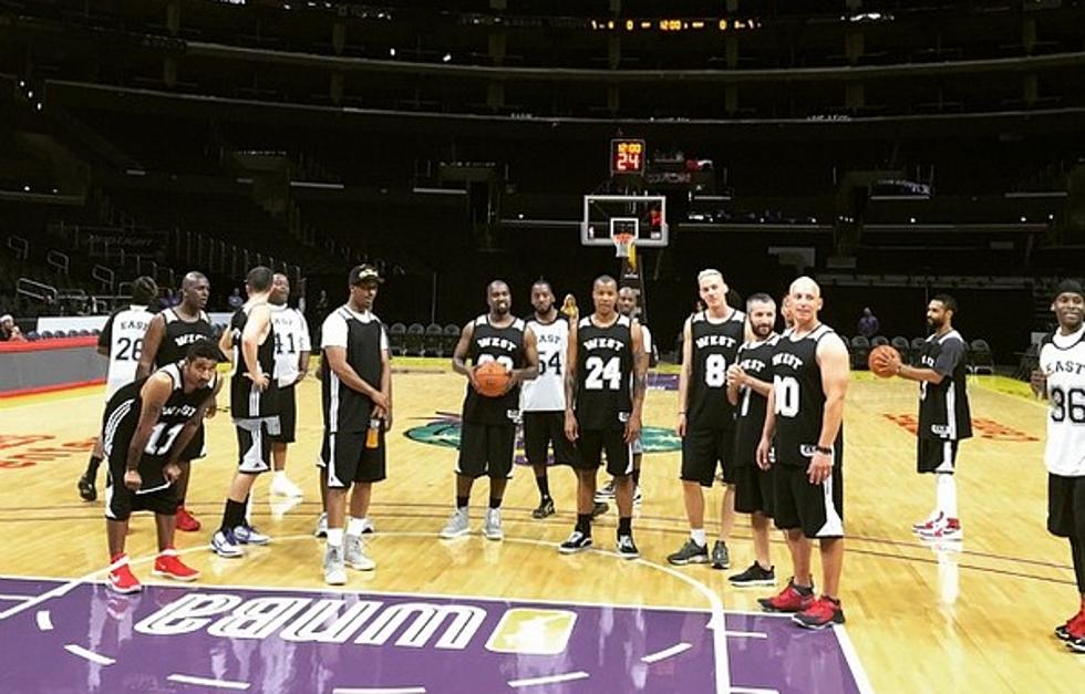 Pusha T, Tyga, John Legend and More Celebrate Kanye West&#8217;s Birthday at Surprise Basketball Game