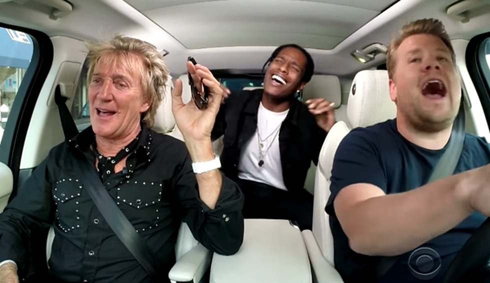 Watch ASAP Rocky and Rod Stewart Sing “Everyday” in Carpool Karaoke