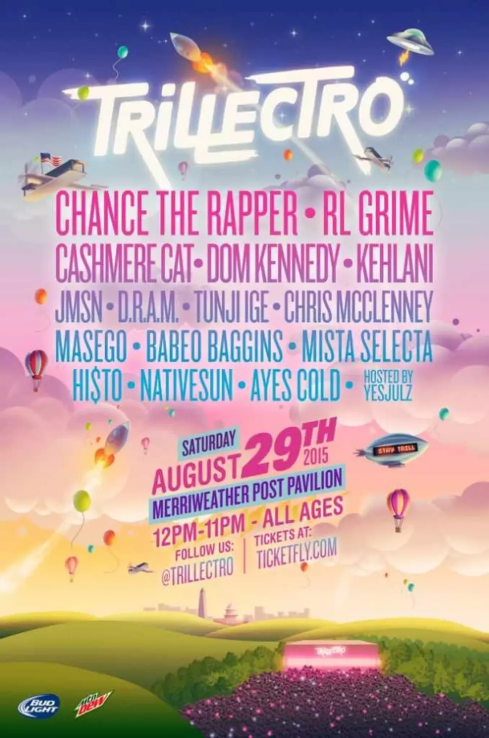 Chance The Rapper, Dom Kennedy and More To Headline Trillectro Festival