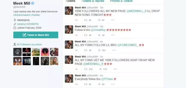 Meek Mill Deactivates Twitter Account After Being Trolled Over
