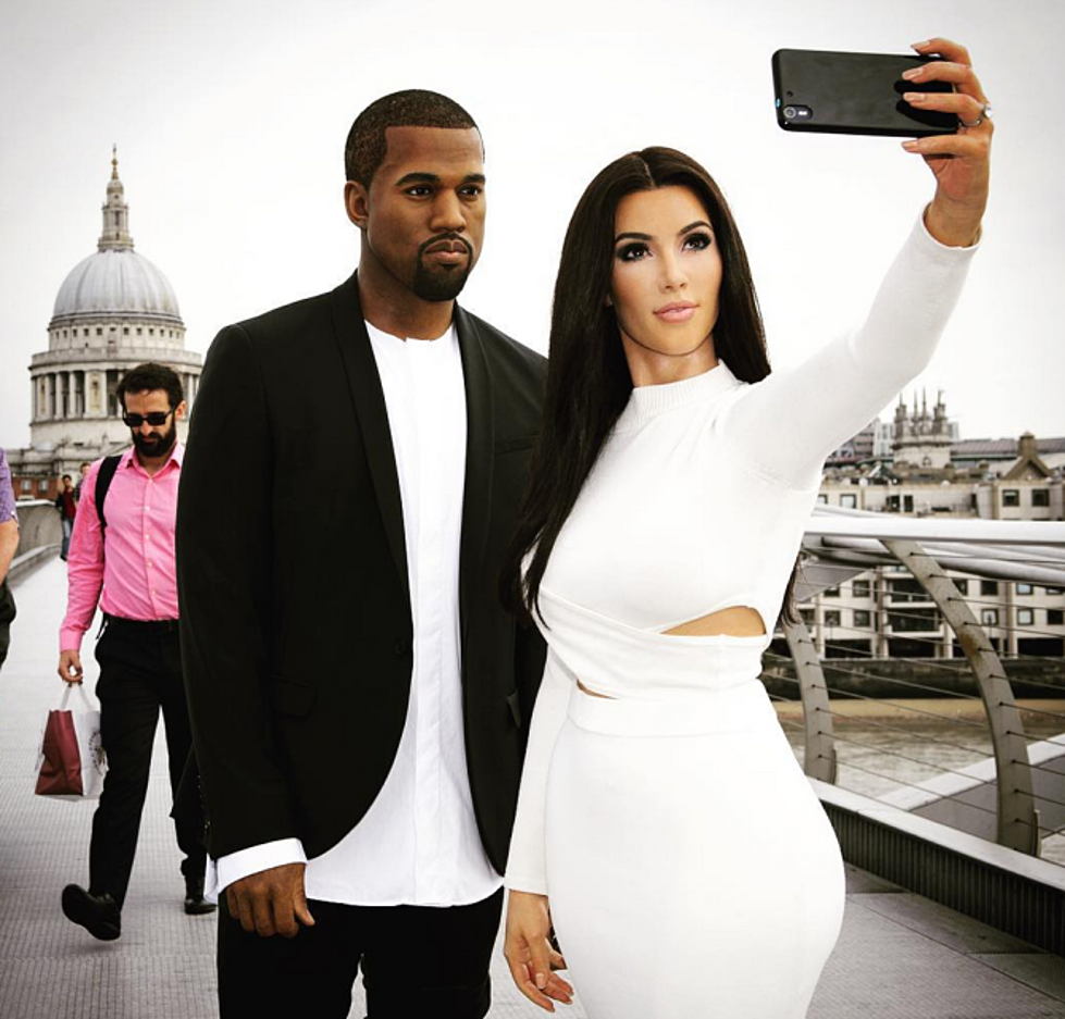 Kanye West Kim Kardashian Get Madame Tussauds Wax Figure