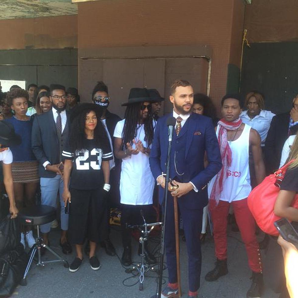 Jidenna and Janelle Monae Lead Police Brutality March