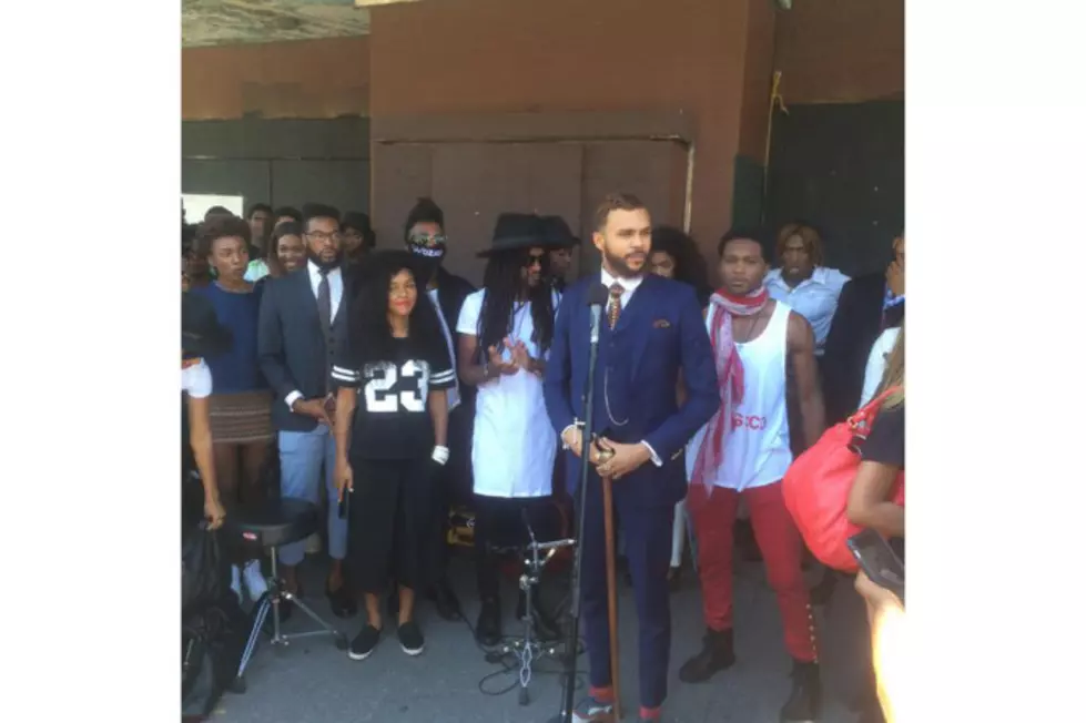 Jidenna and Janelle Monae Lead Police Brutality March