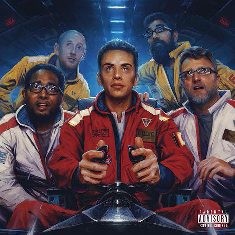 Logic Takes Off Into Space in the Cover Art for His New Album