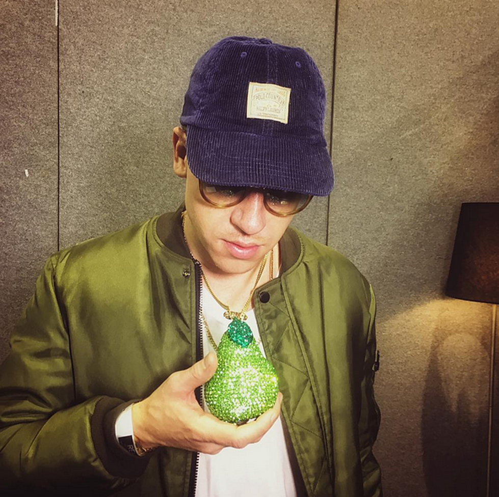 Macklemore Shows Off New Pear-Shaped Chain