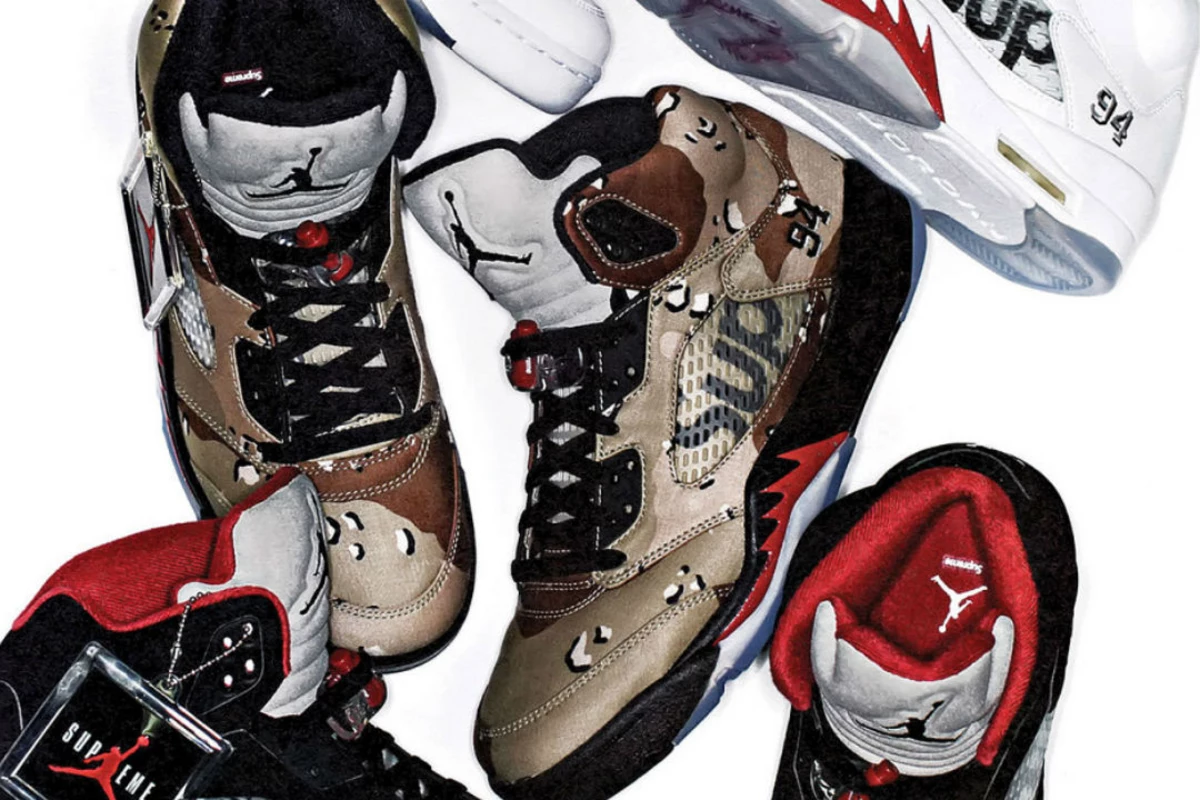 Supreme Cancels In-Store Release of Air Jordan 5 Collection - XXL