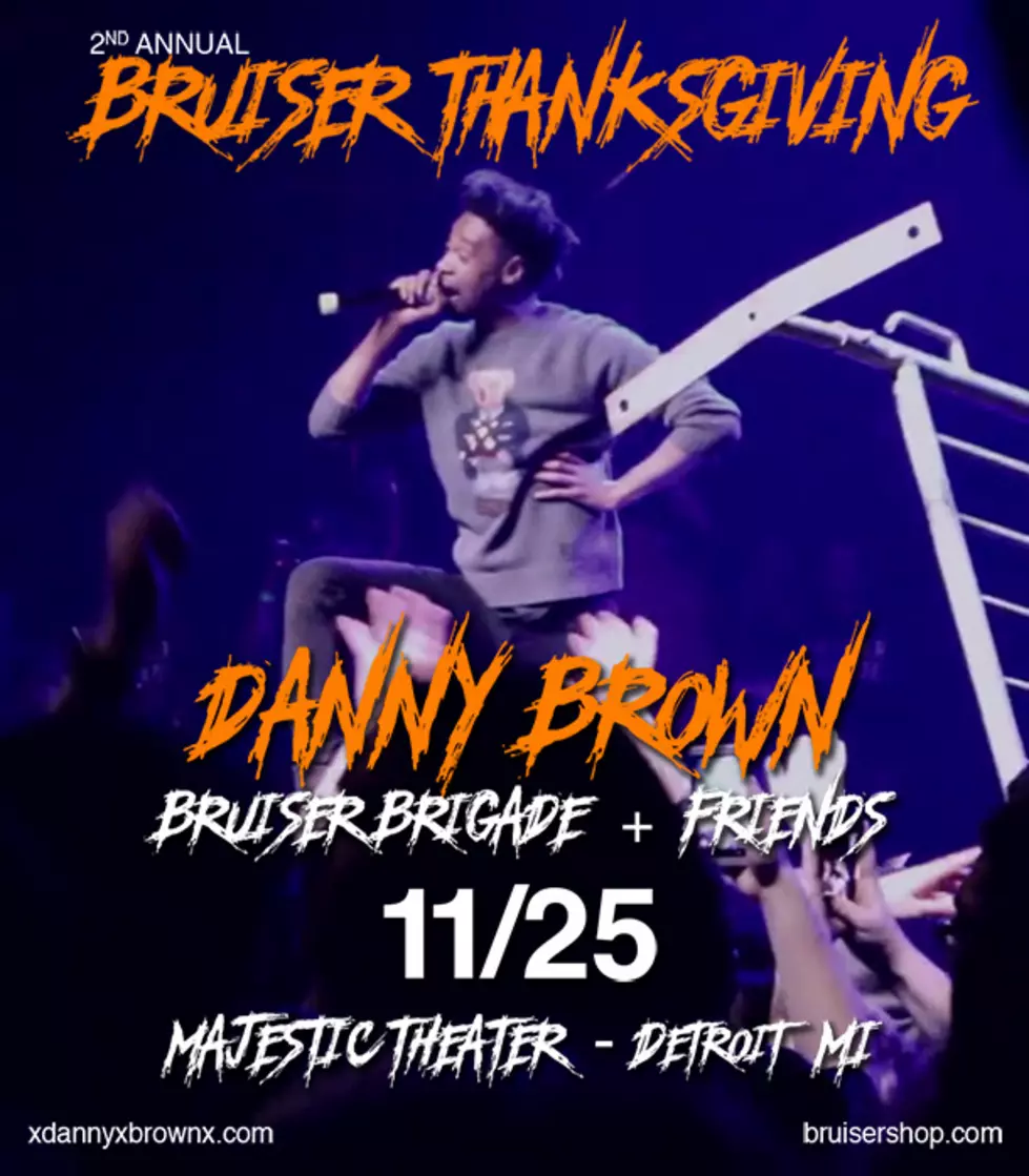 Danny Brown to Host 2nd Annual Bruiser Thanksgiving