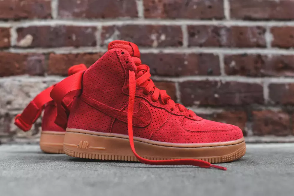 Nike Air Force 1 High Suede University Red Gum (Women's)