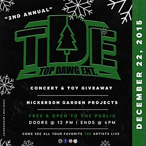 TDE Announces 2nd Annual Free Concert and Toy Giveaway