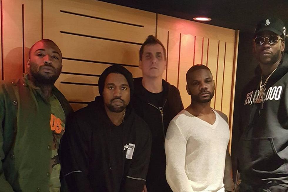 Kanye West Has 'Waves' Studio Session with Kirk Franklin, 2 Chainz and Mike Dean 