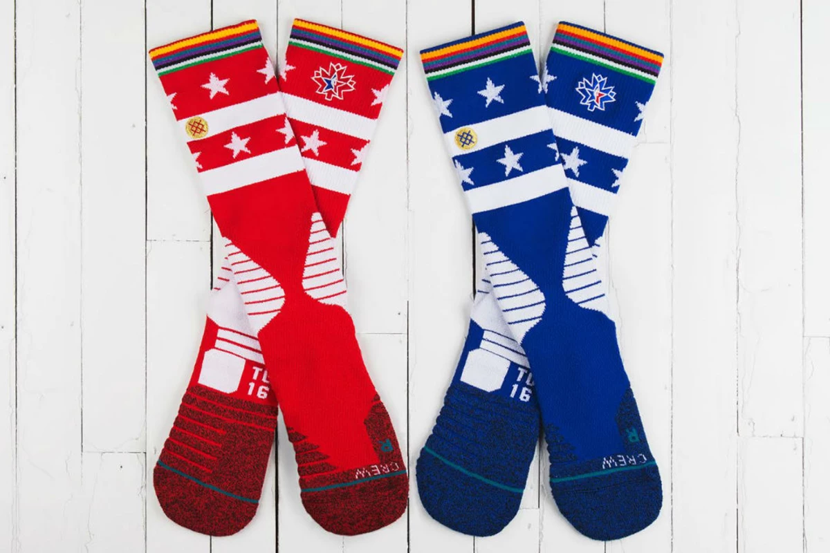 Stance and the NBA Unveil Official On-Court Sock of the All-Star Game - XXL
