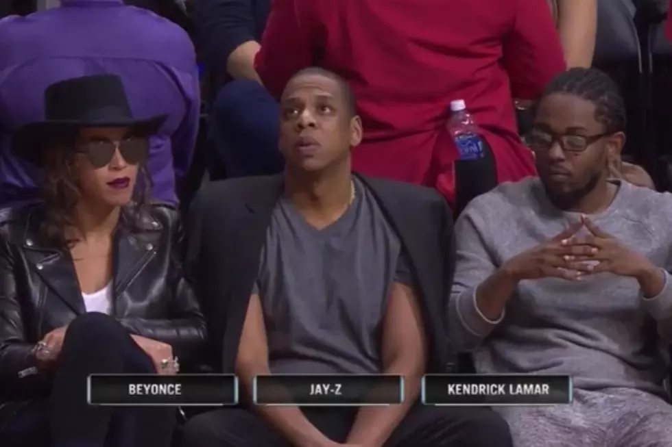 Jay Z, Kendrick Lamar and Beyonce Catch Los Angeles Clippers Game Together