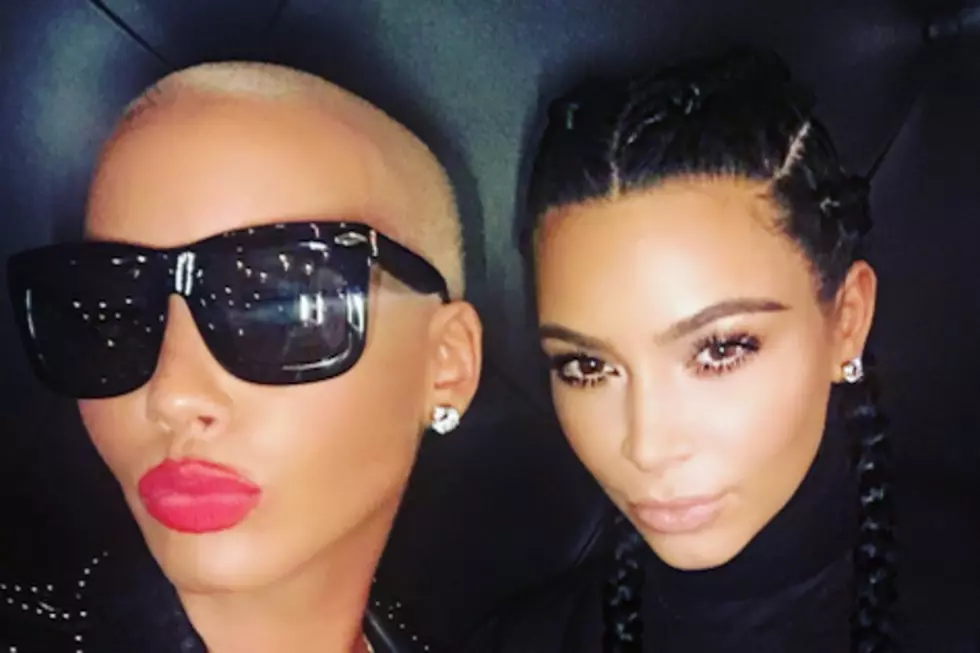 Kim Kardashian and Amber Rose Take Selfie Together Following Kanye West and Wiz Khalifa Beef