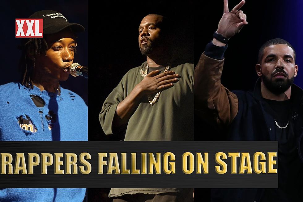 12 Rappers Falling On Stage