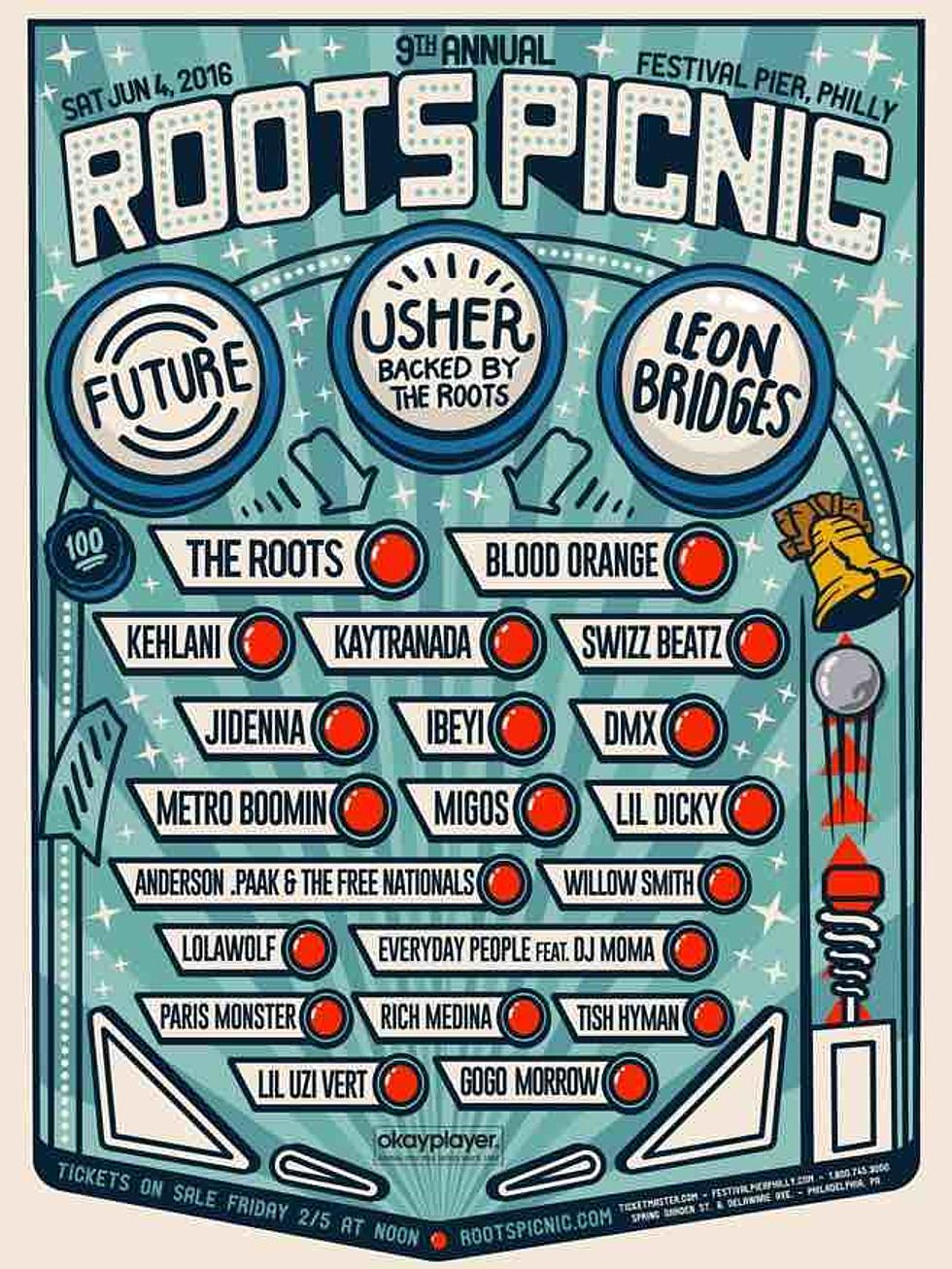 Usher, Future, Migos, DMX and More to Play at 2016 Roots Picnic