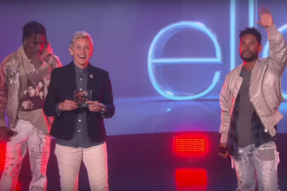 Travis Scott and Miguel Perform &#8220;Waves&#8221; on &#8216;The Ellen DeGeneres Show&#8217;